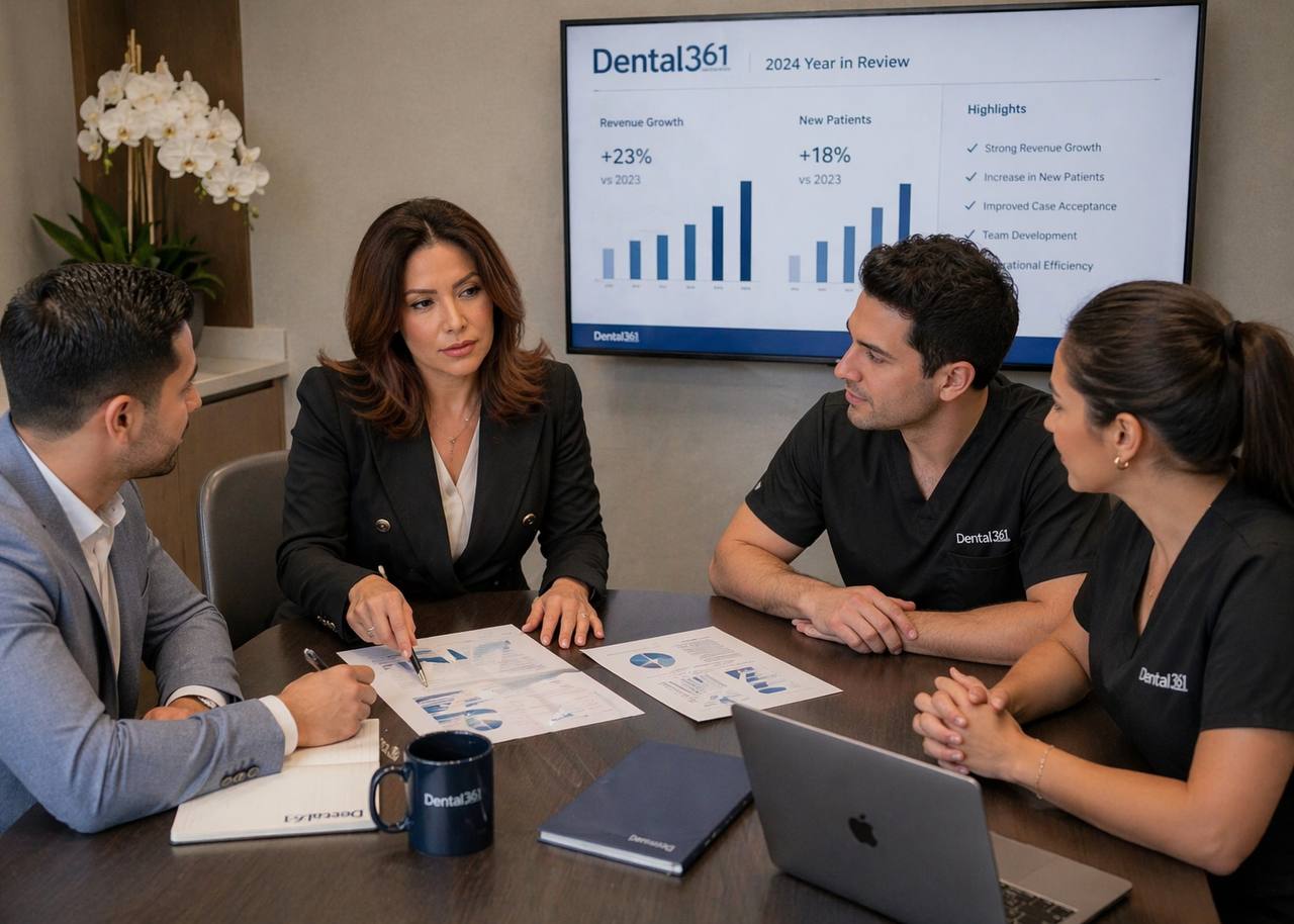 Dental361 growth and profitability consulting session with a private dental practice team